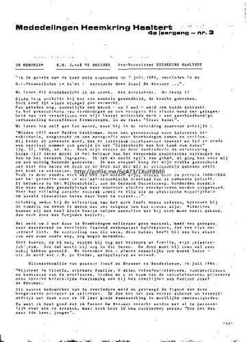 Kaft van Mededelingen 1984-3